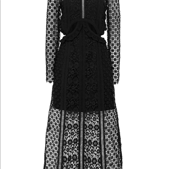 COPY - Self Portrait Payne Cutout Dress, Black - Picture 5 of 10